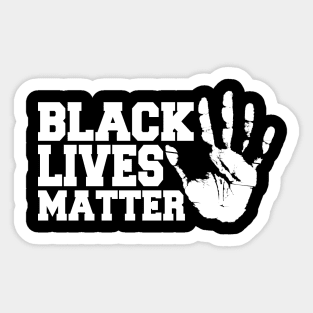 Black lives matter, civil rights, Human Rights, Hand Up Don't Shoot Sticker